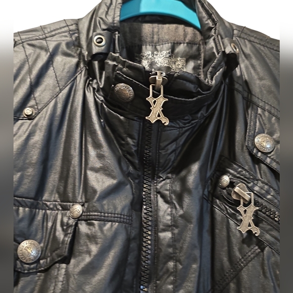 X-RAY BOMBER JACKET BLACK SIZE L - Picture 5 of 13